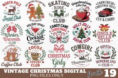 Vintage Christmas Digital Bundle PNG Product Image 1