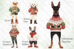 Vintage Christmas Dog Sublimation Bundle Product Image 6