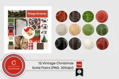 Vintage Christmas Digital Scrapbook Kit Product Image 3