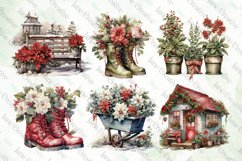 Vintage Christmas Garden Sublimation Product Image 4