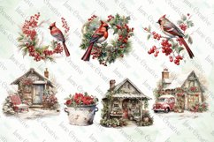 Vintage Christmas Garden Sublimation Product Image 2