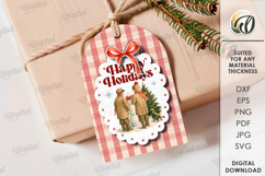 Vintage Christmas Gift Tags Bundle Laser Cut. Christmas SVG Product Image 6