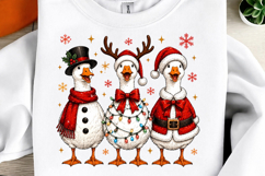 Vintage Christmas Goose Png Product Image 1