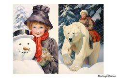 Vintage Christmas Junk Journal Half Pages | Retro Designs Product Image 3