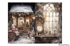 Victorian Christmas Junk Journal Half Pages | Gothic Winter Product Image 5