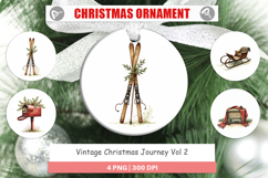 Vintage Christmas Journey Ornament Product Image 1