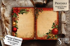 Vintage Christmas Junk Journal Pages Product Image 2