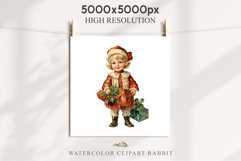 Vintage Christmas Kids Clipart Winter Children PNG Boy Girl Art Image Watercolor Transparent Print illustration sublimation printable digital junk journaling watercolor vintage Christmas Kids, Cute Winter Children clipart, xmas child, Girl Boy with gift