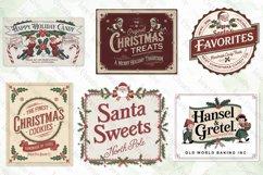 Vintage Christmas Labels Sublimation Bundle Product Image 6