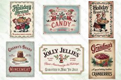 Vintage Christmas Labels Sublimation Bundle Product Image 3