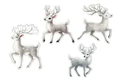26 Vintage Christmas Stickers Fussy Cuts PNGs Product Image 5