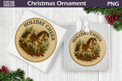 Retro Christmas Ornament | Horse Christmas Ornament Product Image 1