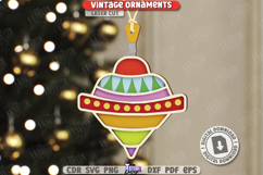 Vintage Christmas Ornaments Laser Cut Bundle|Retro Christmas Product Image 2