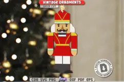 Vintage Christmas Ornament Laser Cut|Retro Christmas|Holiday Product Image 1