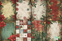 Vintage Christmas Paper Sublimation Bundle Product Image 2