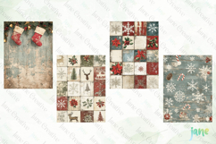 Vintage Christmas Paper Clipart Product Image 1