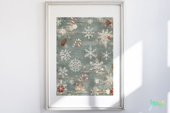 Vintage Christmas Paper Clipart Product Image 2