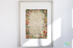 Vintage Christmas Paper Clipart Product Image 3