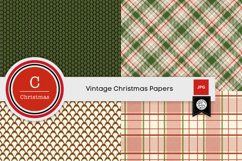 Vintage Christmas Digital Scrapbook Kit Product Image 8