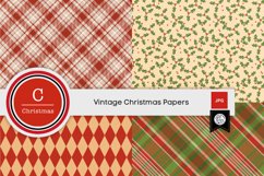 Vintage Christmas Digital Scrapbook Kit Product Image 9