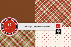 Vintage Christmas Digital Scrapbook Kit Product Image 10