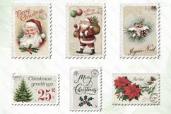 Vintage Christmas Postcard Clipart Bundle Product Image 3