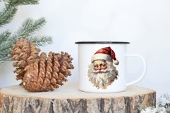 Christmas Sublimation Design PNG - Vintage Santa Claus Product Image 2