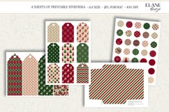 Vintage Christmas Printable Ephemera, Christmas Paper Crafts Product Image 1