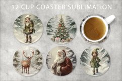 Christmas Vintage Circles for Coasters Product Image 3