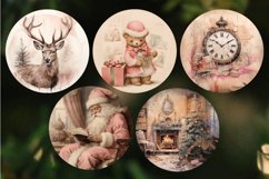 Vintage Christmas Ornament Bundle / Vintage Sublimation Png Product Image 3