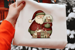Vintage Christmas Santa Clipart Product Image 2