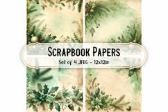 Vintage Christmas Scrapbook Papers Junk Journal Background