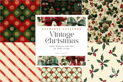 Vintage Christmas Seamless Patterns Product Image 1