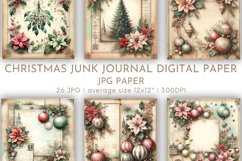 Christmas Paper Bundle Digital Paper Product Image 1