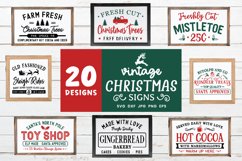 Vintage Christmas Signs Svg Bundle | Christmas Svg Bundle Product Image 1