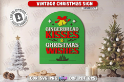 Vintage Christmas Signs Laser Cut Bundle, Retro Door Hangers Product Image 6