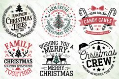 Vintage Christmas Signs SVG PNG Bundle Clipart Product Image 3