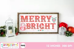 Vintage Christmas Sublimation on a sign