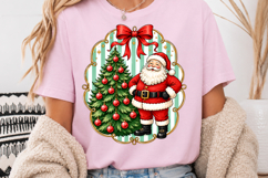 Vintage Christmas Sublimation PNG Santa Claus Holiday Product Image 3