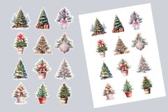 Vintage Christmas Tree Sticker Pack Christmas Stickers PNG