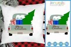 Christmas svg Tree in vintage truck svg cut file Product Image 1