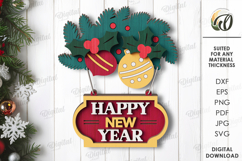 Vintage Christmas Wall Decors Bundle Lasercut. Christmas SVG Product Image 11