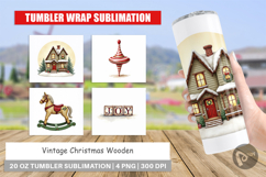 Christmas Wooden Toys Tumbler Product Image 1