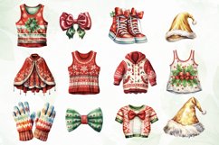 Vintage Christmas Woolen Sublimation Product Image 3