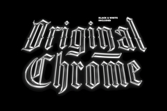 Vintage Chrome Text Effect Product Image 2