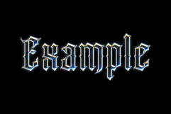 Vintage Chrome Text Effect Product Image 3