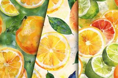 Vintage Citrus Digital Paper Bundle Product Image 6