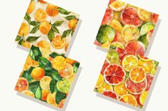 Vintage Citrus Digital Paper Bundle Product Image 2