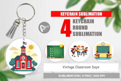 Keychain Vintage Classroom Product Image 1