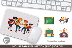 Mouse Pad Vintage Classroom Product Image 1